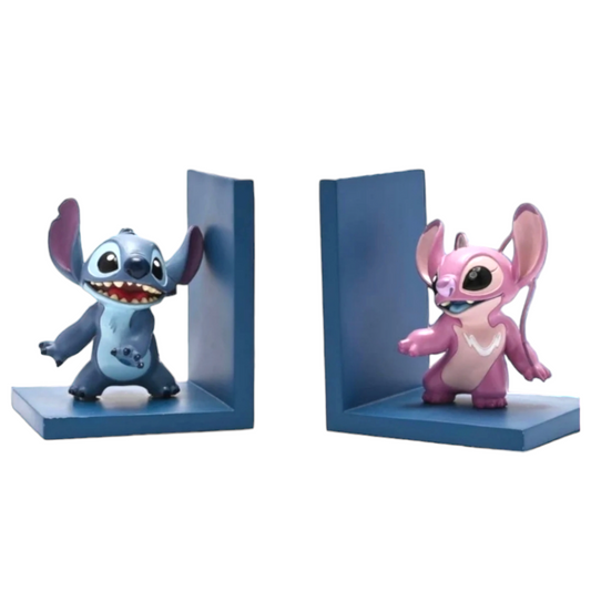 New Disney Icon Stitch &amp; Angel Bookends