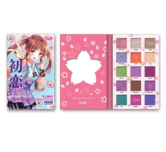 Palette yeux manga , premier journal d'amour